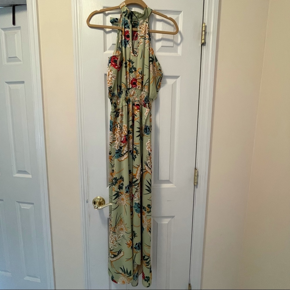 Maxi halter dress